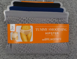 Blissful Benefits By Warners Panties 3 Pack Size Xxxl 10 Tummy Smoothing Hipster - $12.99