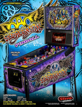 Aerosmith Premium Pinball FLYER Original Arcade Machine Hard Rock &amp; Roll Art  - £19.91 GBP