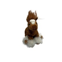 Ty Beanie Babies Hoofer the Clydesdale Horse Brown White Plush Stuffed A... - £4.67 GBP