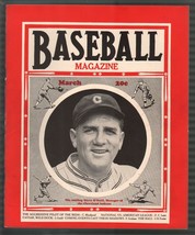 Baseball Magazine 3/1936-Steve O&#39; Neill-Hank Greenberg-MLB-pix-info-FN - £76.45 GBP
