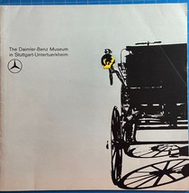 Vintage Daimer Benz Mercedes Museum Visitors Brochure - £3.13 GBP