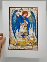 Archangel Michael Art Print - £9.34 GBP+