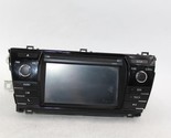 Audio Equipment Radio Display And Receiver Fits 2014-16 TOYOTA COROLLA O... - £215.81 GBP