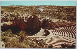 Vintage Postcard Bat Flight Amphitheater Carlsbad Caverns NM 1970 New Mexico - $14.45