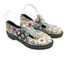 Dr. Martens 8065 Wanderlust Double Strap Floral Mary Jane White Womens 7 - $169.30