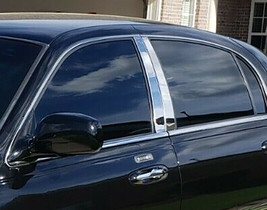 For 1998-2011 Lincoln Town Car Stainless Steel 4PC Chrome Pillar Post Trim - $52.99