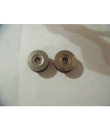 USED!! SET OF 2 STEEL BOBBINS, ABOUT 7/8&quot; BY 5/16&quot;, .25&quot; HOLE, FREE SHIP... - $6.92