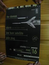 The Donnas Poster Fillmore Storm Low Hum Satellite Julie Plug May 16 - $67.73