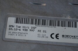 BMW Top Hifi DSP Logic 7 Amplifier Amp  6938997 Herman Becker image 5