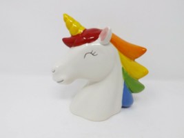 Streamline Ceramic Rainbow Unicorn Money Bank - New - £11.82 GBP