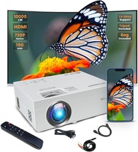 ??️Wtonisy Mini Projector, Hdmi Vga Av Usb Port, 720P Native Home Video - $51.98