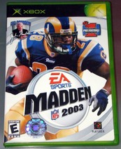 Xbox   Ea Sports Madden Nfl 2003 (Complete With Instructions)  - £11.94 GBP