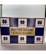 1994 NCAA NOTRE DAME Fighting Irish Checkers Board Game Blue Gold Helmets - £19.12 GBP