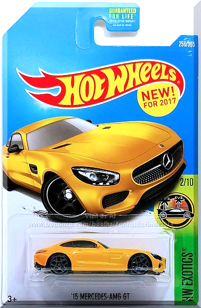 Hot Wheels - '15 Mercedes-AMG GT: HW Exotics #2/10 - #256/365 (2017) *Yellow*