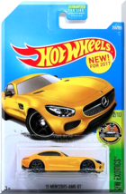 Hot Wheels - &#39;15 Mercedes-AMG GT: HW Exotics #2/10 - #256/365 (2017) *Yellow* - £1.95 GBP