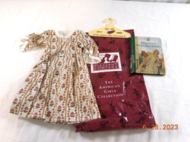 American Girl Pleasant Company Felicity Meet Rose Garden Gown + Book + Hanger + - $64.35