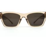 Tory Burch Sunglasses TY7186U 1954/73 Transparent Brown Frames with Brow... - $98.99