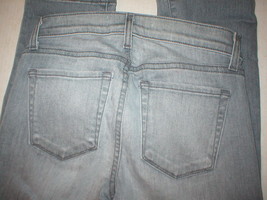New Designer $228 J Brand Jeans Womens Jude Quatro Gray Faded Close Cut 24 Strai - £177.32 GBP