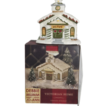 Debbie Mumm Victorian 7 &quot; Ceramic Church Christmas Lighted Village House - $18.66