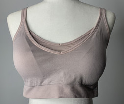 Puma women’s large lightly padded pink sports bra X3 - £8.31 GBP