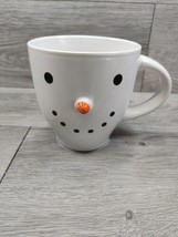 Royal Norfolk Snowman Mug Holiday Christmas Coffee Tea 16oz Smiley Face 3D Nose - £11.81 GBP