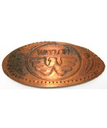 Vintage 70s WAYLON JENNINGS W Souvenir Elongated Pressed Copper Penny - £31.00 GBP