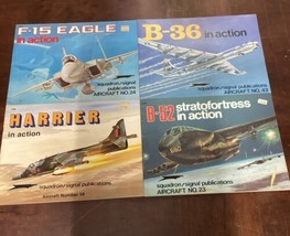F-15 Eagle In Action, B-36 In Action, Harrier In Action &amp; B-52 Stratofor... - $22.01 CAD