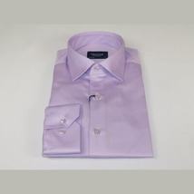Men 100% Sateen Cotton Shirt Manschett Quesste Turkey Slim Fit 4010-06 Lilac image 3