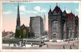 Shelton Square Buffalo, New York Postcard - £5.41 GBP