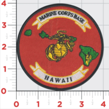 4" Usmc Mcb Hawaii Marine Corps Base Insignia Island Hook Loop Embroidered Patch - $29.99