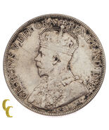 Moneda De Plata De 50 Centavos De Canadá 1916 En VF, KM# 25 - $145.45