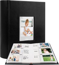 Photo Album For Fujifilm Instax Mini Camera, 180 Pockets Mini Album With, Black - $40.99