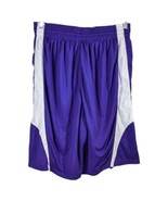 Purple Reversible Basketball Shorts Mens Size S Small with White Drawstring - £23.28 GBP