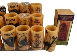 25Pc. Halloween Flameless Faux Candle Lot (Incl. 2 Cracker Barrel Witch Lights) image 6