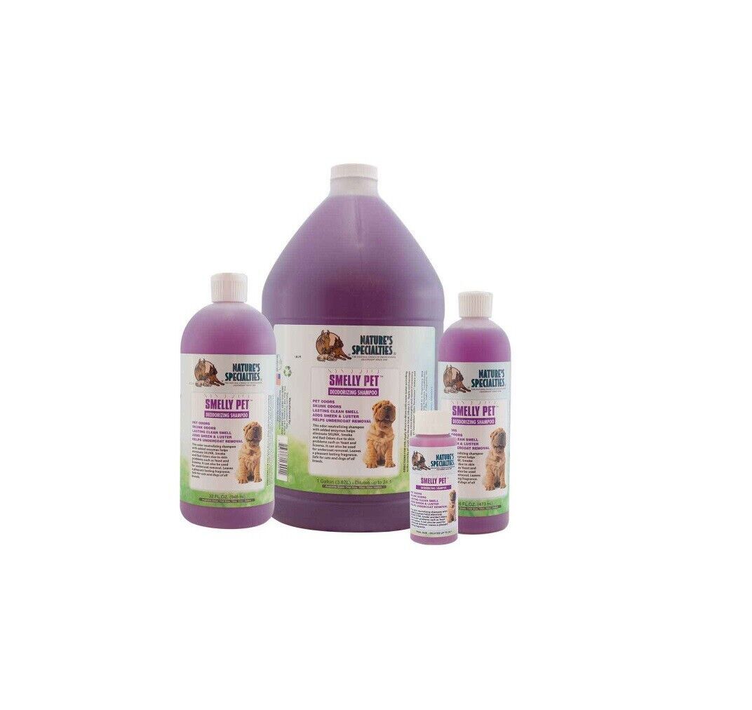 Smelly Pet Dog Cat Deep Cleansing Shampoo Eliminates Bad Odors Dilutes 2... - $14.74+