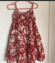 Gap Kids Girls Summer Sleeveless Printed Dress Sz 4-5 Floral - £11.70 GBP