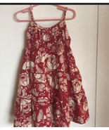 Gap Kids Girls Summer Sleeveless Printed Dress Sz 4-5 Floral - £11.68 GBP