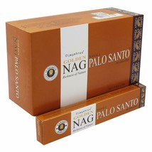 Vijayshree Golden Nag Palo Santo Masala Sandalwood Incense Sticks12x15 180g - £19.36 GBP