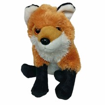 Wild Republic Realistic Red Fox Sitting Forest Woods Stuffed Animal 2014 11" - $32.67