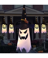 Halloween LED Flashing Light Glowing Wizard Ghost Hat Lantern Lamps Prop... - £7.83 GBP+