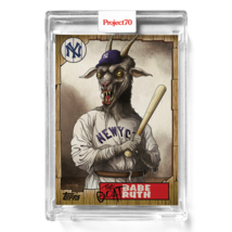 2021 Topps Project 70 #666 The Goat Babe Ruth Alex Pardee Ny New York Yankees! - £71.21 GBP