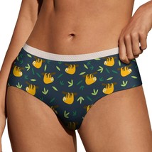 Funny Animal Sloth Panties for Women Lace Briefs Soft Ladies Hipster Und... - $13.99
