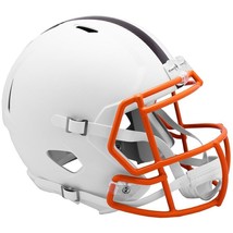 Cleveland Browns NFL Riddell Flat White Matte Revolution Speed Replica Helmet - £132.59 GBP