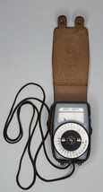 Vintage Light Meters Gold Crest w/ Leather Case U99 - $12.99