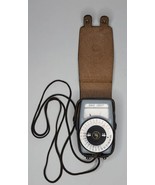 Vintage Light Meters Gold Crest w/ Leather Case U99 - £10.44 GBP