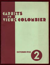 Vieux Colombier Theatre Program Elizabeth Dermoz 1935  France - $43.59