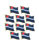 10 LEATHER PRIDE FLAG PINS 0.5&quot; Lapel Pin Hat Tie Badge LGBTQ Gay BDSM S... - $242.42 MXN