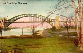 Vintage Success Postal CARD- Hell Gate Railroad Bridge, New York BK65 - £3.95 GBP