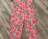 Diane Von Furstenburg x Target Jumpsuit  Short Sleeve Pink Floral DFV L ... - £15.13 GBP