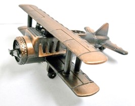 Bi-Plane Die Cast Metal Collectible Pencil Sharpener - $7.99